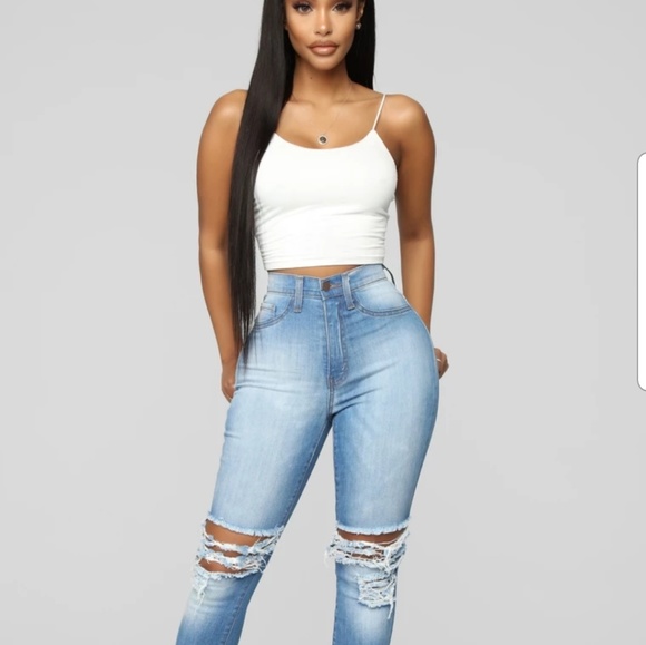 Fashion Nova Denim - fashion nova jeans women's one More time skinny